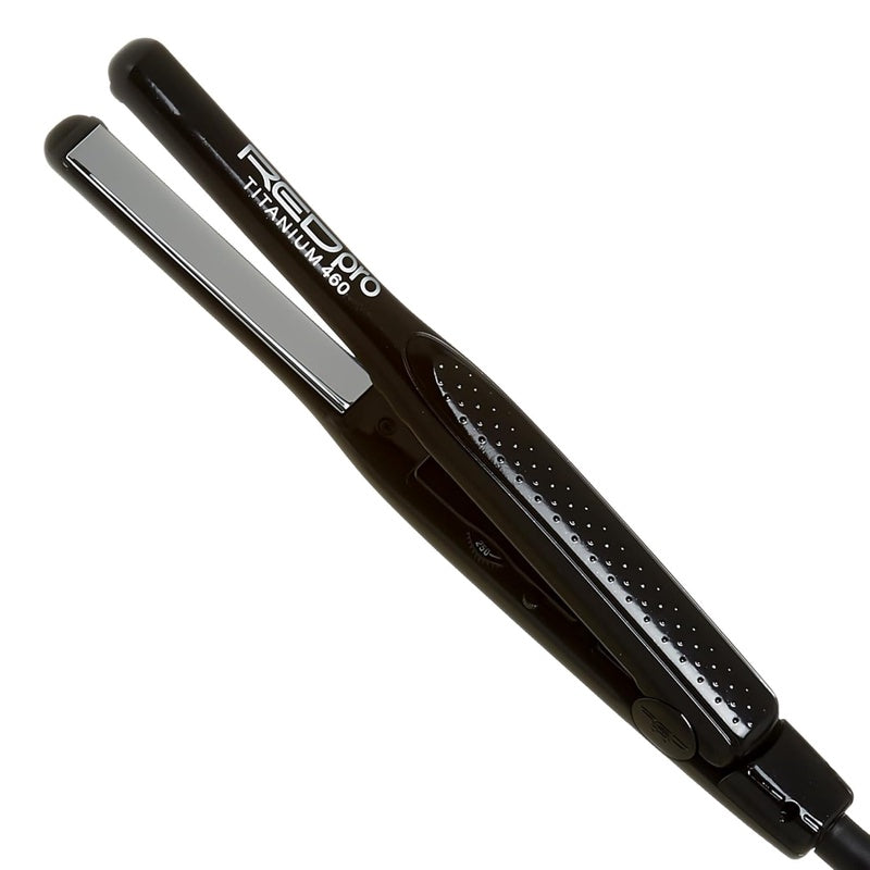 Kiss Products Red Pro Titanium Flat Iron, 1 2 Inch, 1 Pound