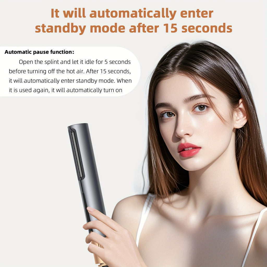 Air Straightener with High-Speed Air Hair Straightener, Smart Temperature Control, No Heat Damage, Travel-Friendly Design Hair Straightener 2 in 1 Wet to Dry