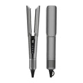 2-in-1 Hair Straightener And Hair Dryer, Wet-to-Dry Technology, High-Speed Airflow for Rapid Heating, LCD Display, Auto-Shutoff, Easy Styling.