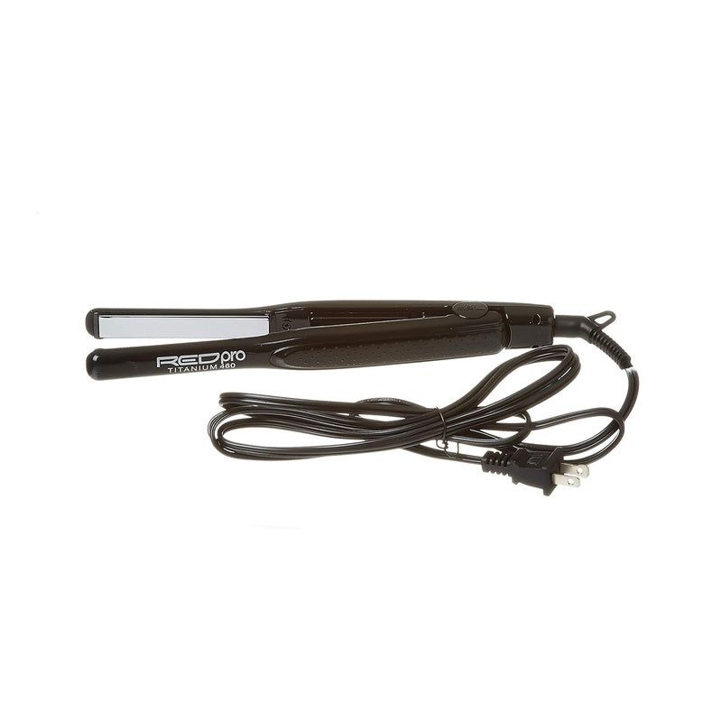 Kiss Products Red Pro Titanium Flat Iron, 1 2 Inch, 1 Pound