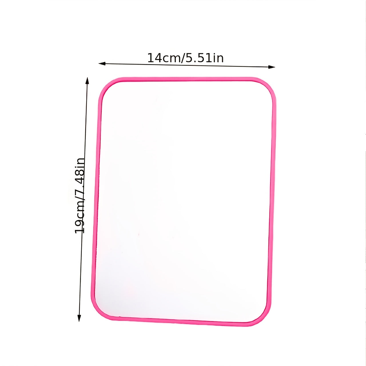 Telescopic Rectangular 3-In-1 Mirror, Handheld\u002FHanging\u002FDesktop Multi-Functional, Bathroom Vanity Mirror, Campus Season Dormitory Essential, Valentine'S Day\u002FWedding Season\u002FChristmas\u002FMother'S Day Practical Souvenir