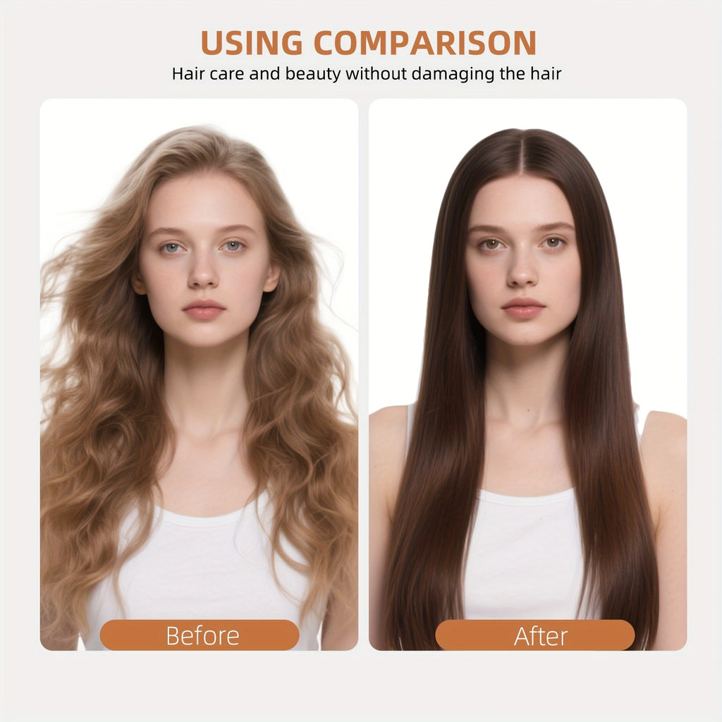 Air Straightener with High-Speed Air Hair Straightener, Smart Temperature Control, No Heat Damage, Travel-Friendly Design Hair Straightener 2 in 1 Wet to Dry