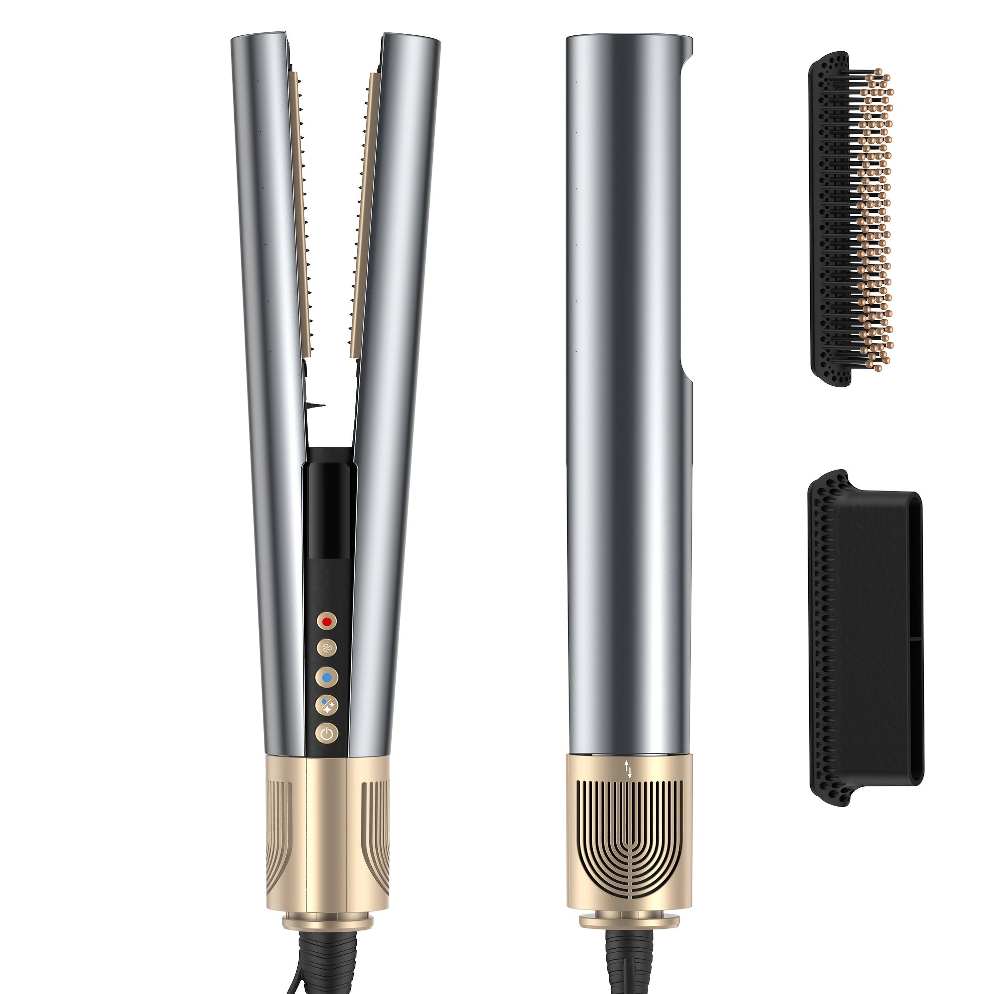Air Straightener with High-Speed Air Hair Straightener, Smart Temperature Control, No Heat Damage, Travel-Friendly Design Hair Straightener 2 in 1 Wet to Dry